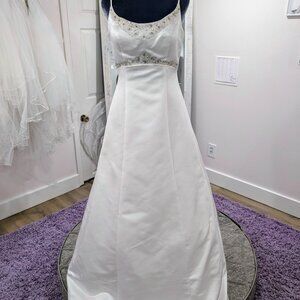 Andy Anand A line wedding gown